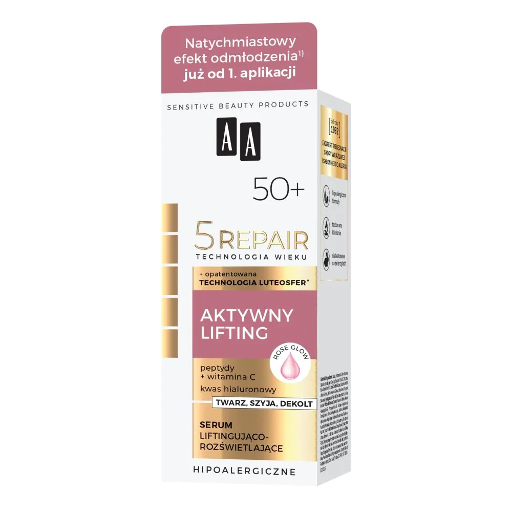 AA Technologia Wieku 5 Repair 50+ Serum Liftingująco-Rozświetlające
