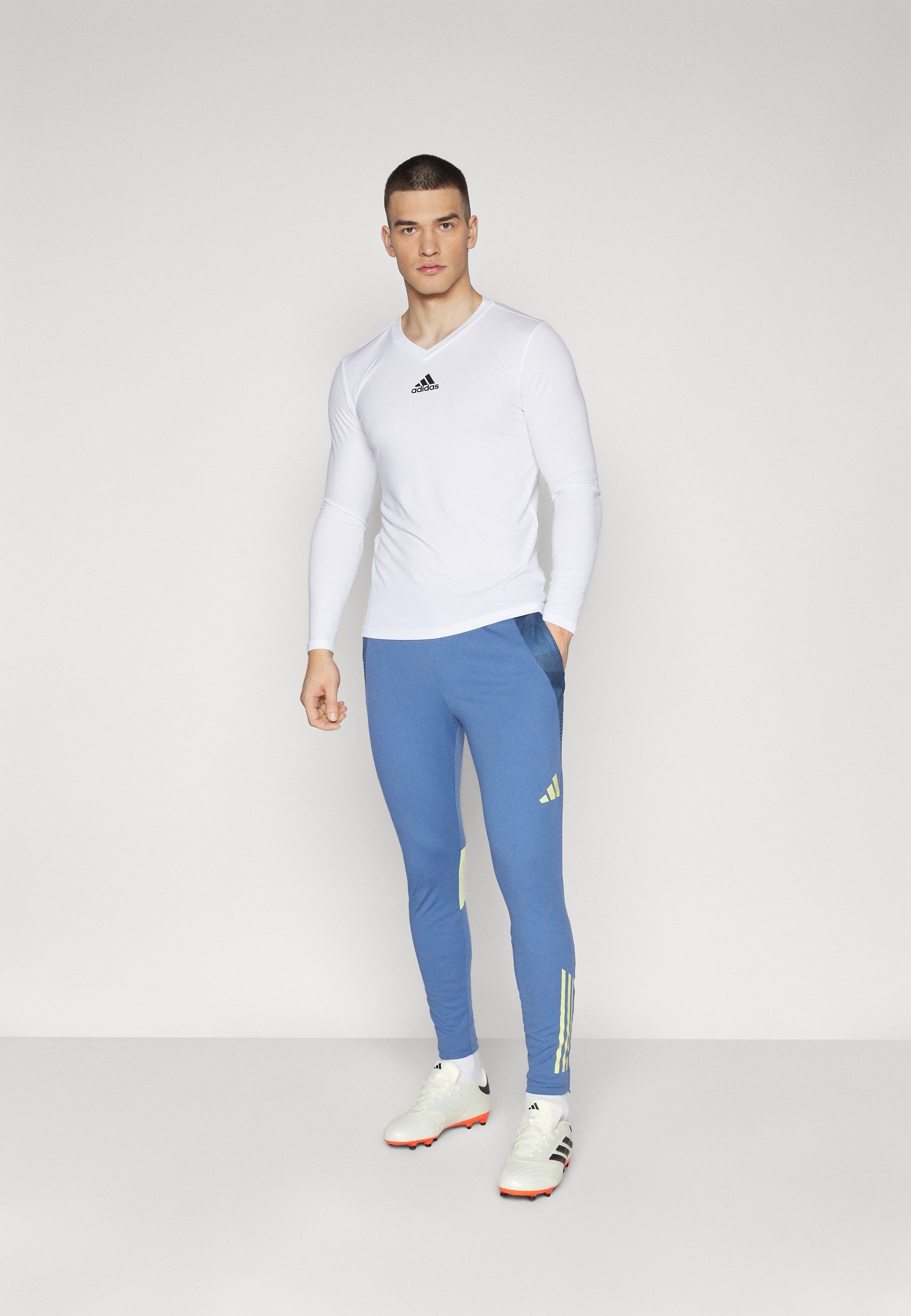 adidas Performance AJAX AMSTERDAM TRAINING PANT - Leginsy - niebieskie