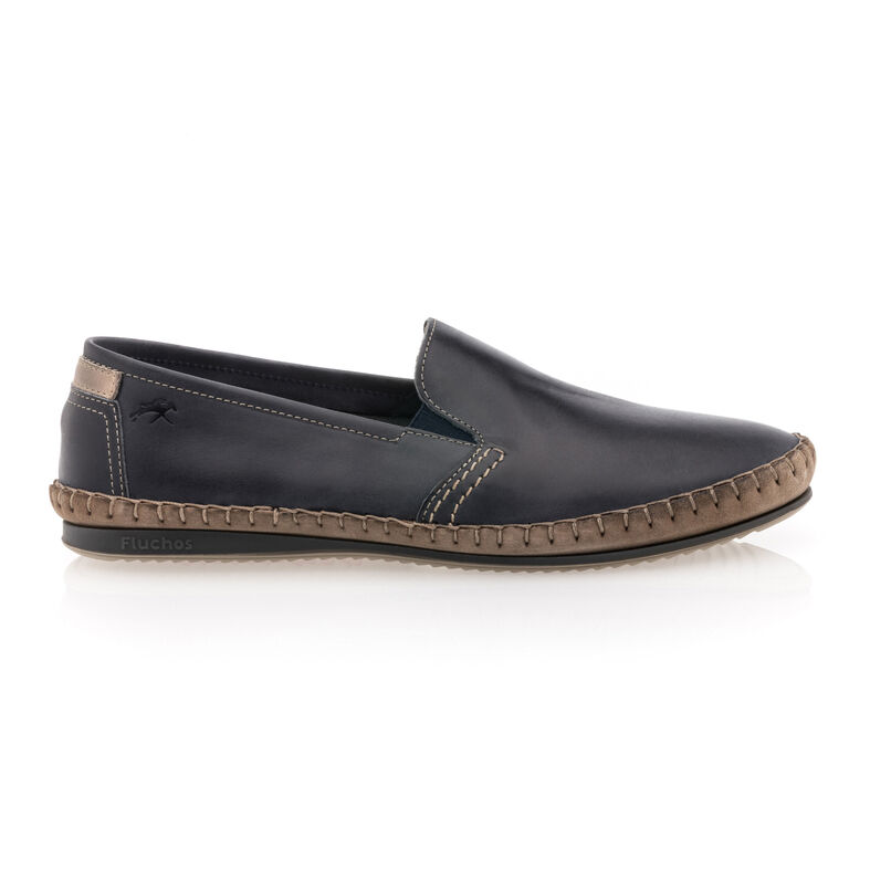 Mocasines/zapatos náuticos azules para hombre