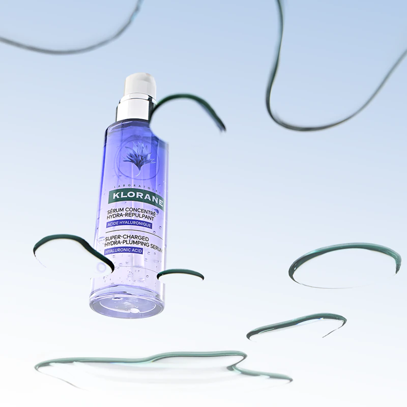 Klorane Cornflower Super-Charged Hydra-Plumping Serum Aktívne rozjasňujúce a vyhladzujúce sérum