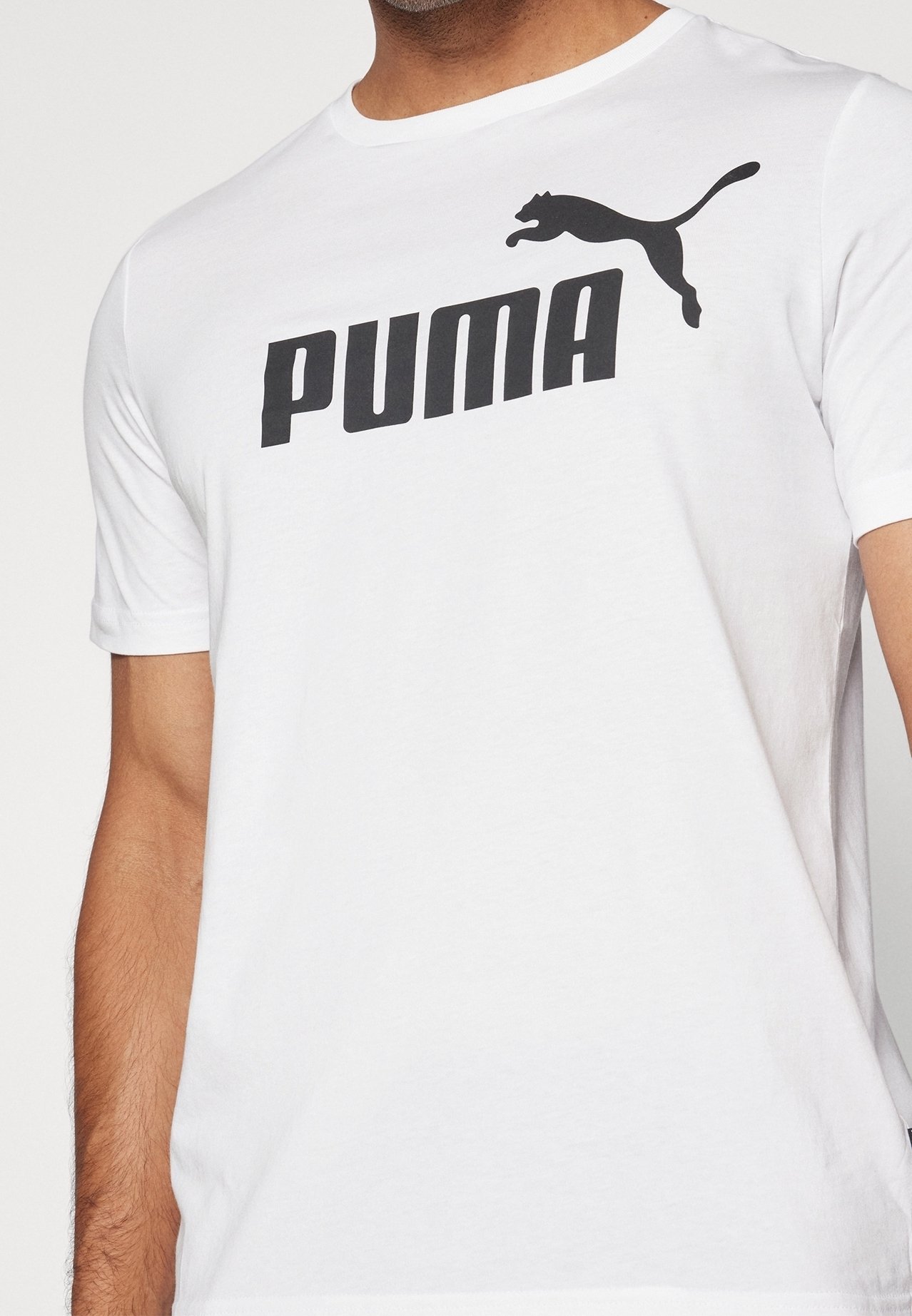 Puma Print T-Shirt - weiß