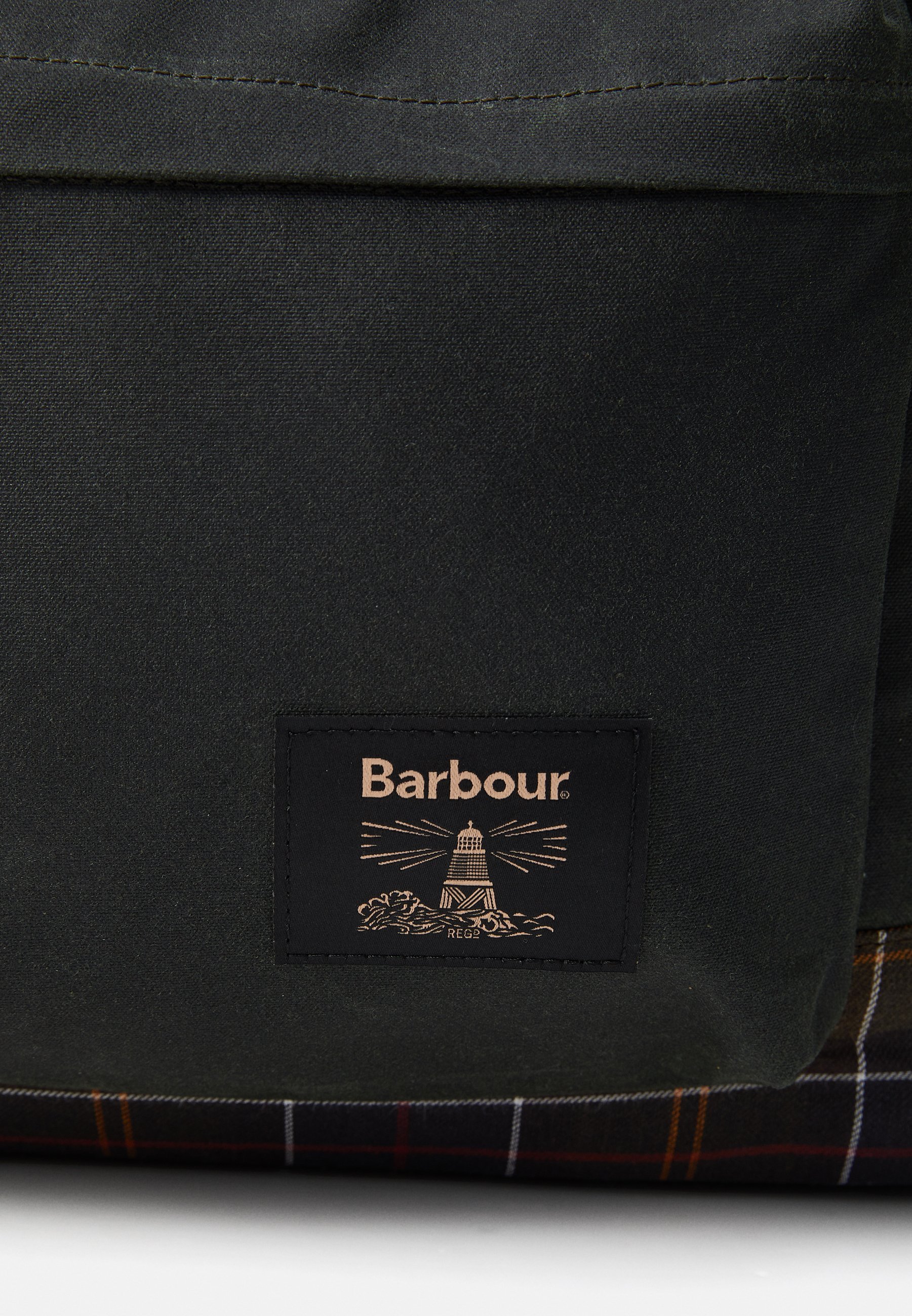 Borsa da weekend Barbour FIELD HOLDALL UNISEX - colore salvia/classico