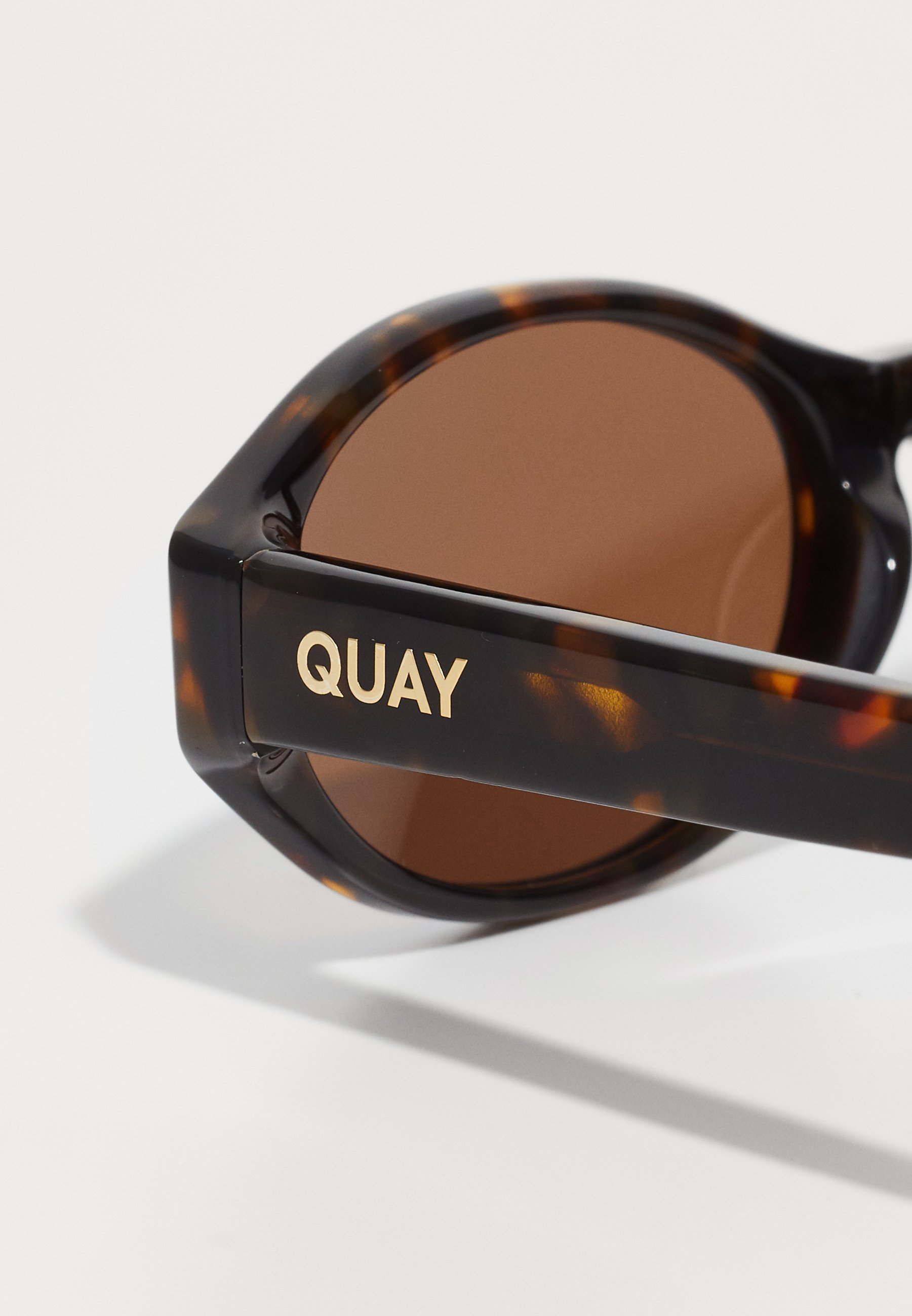 QUAY AUSTRALIA AURA POINTS - Occhiali da sole - tartaruga neutro/marrone