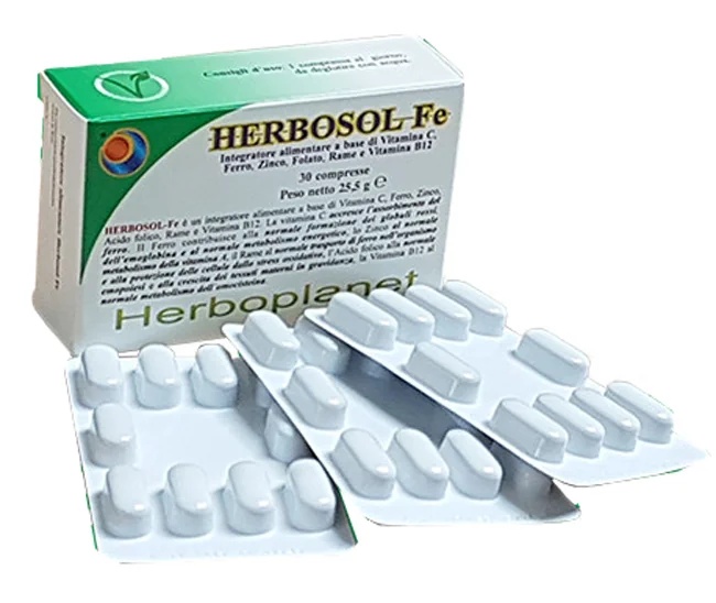 HERBOPLANET Herbosol Fe 30 tabletten