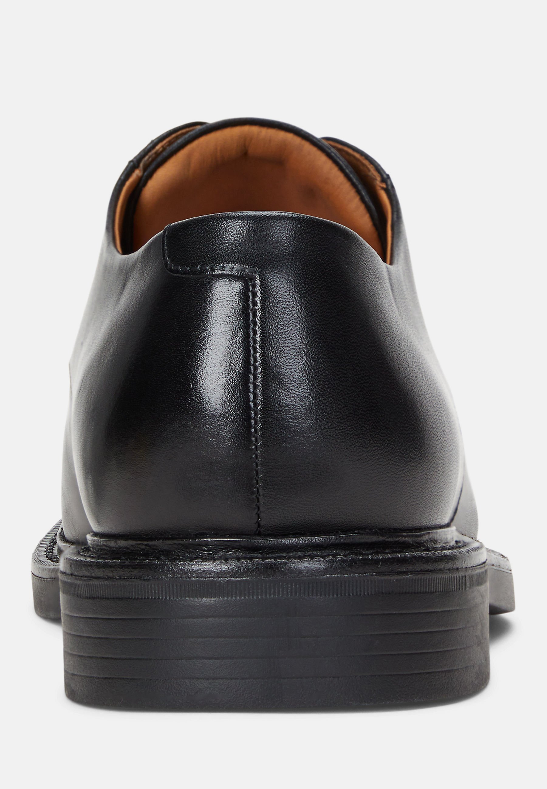 Scarpe derby in pelle brunita Asher di Polo Ralph Lauren - Eleganti stringate - nere