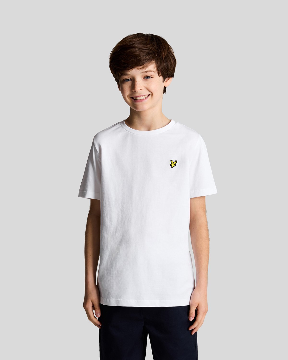 Lyle & Scott PLAIN - Koszulka basic - biała
