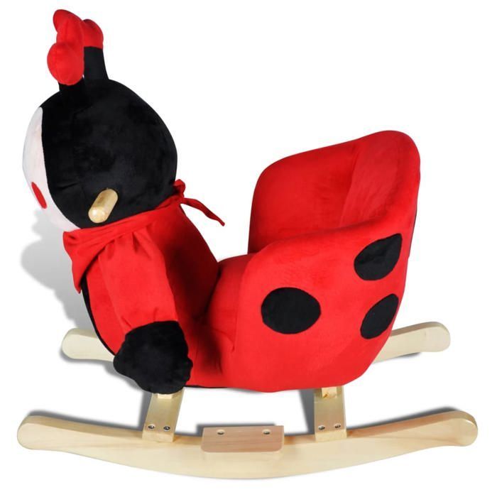 vidaXL Schaukel-Marienkäfer für Babys, Plüschtier, Kinderspielzeughaus 80071