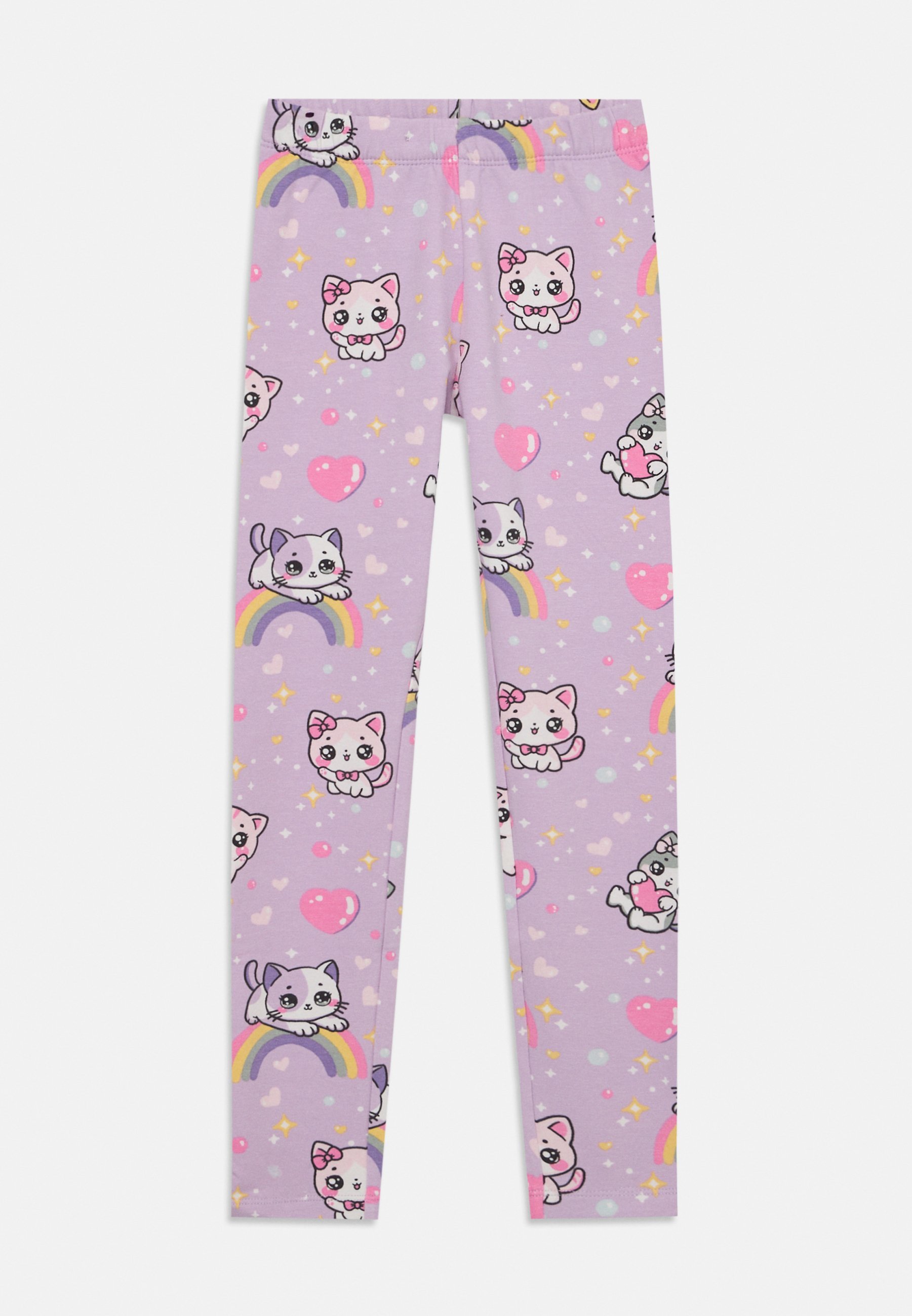 Leggings Lindex con gatti e arcobaleni - Leggings - lilla chiaro