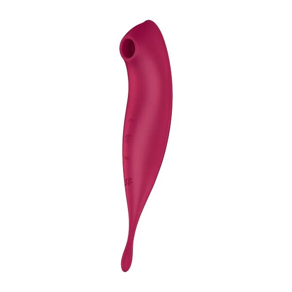 Satisfyer Masażer Twirling Pro Connect app Dark Red uka