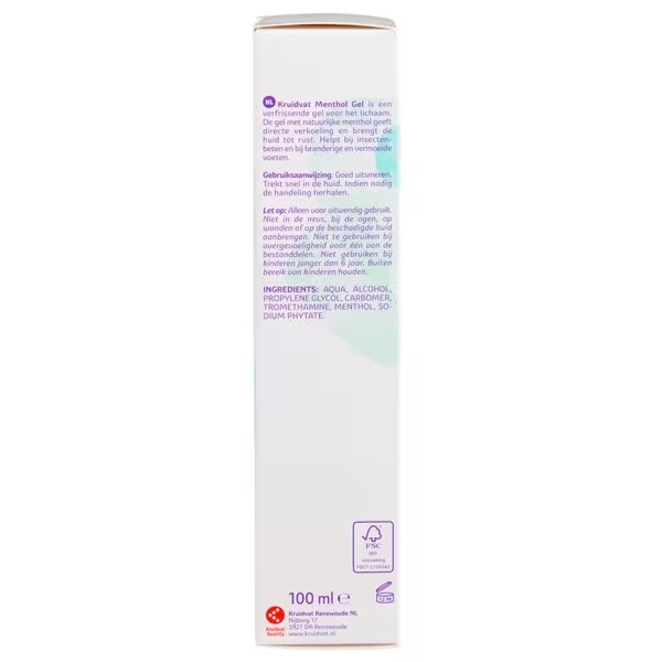 Kruidvat mentol gel<br>100ml