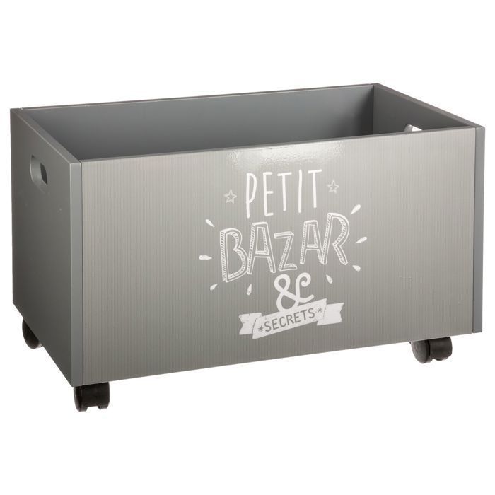 Atmosphera Kids - Kids Rolling Storage Chest - 48 x 28 cm - Grey