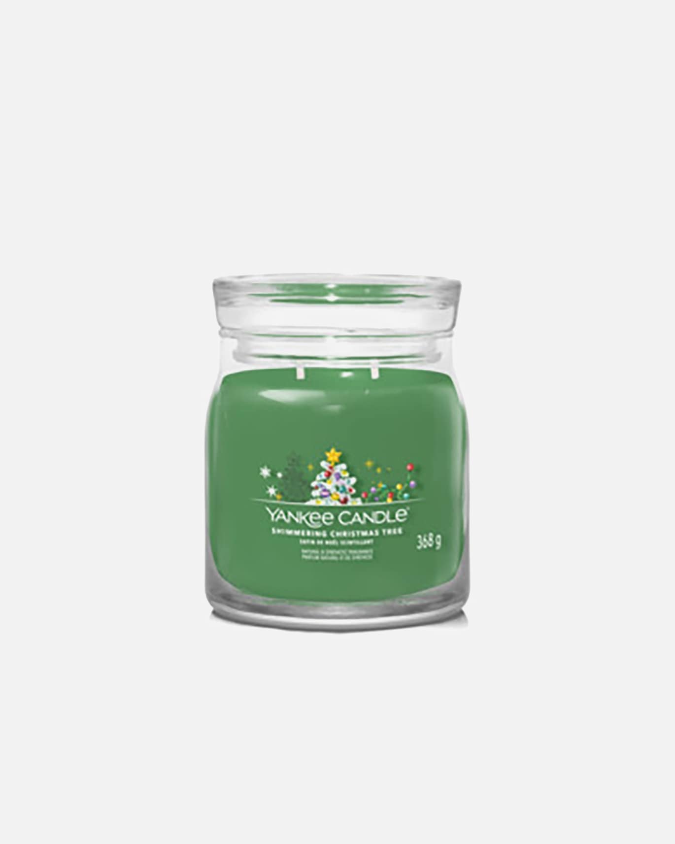 YANKEE CANDLE Moyenne Jarre Signature Sapin de Noël Scintillant