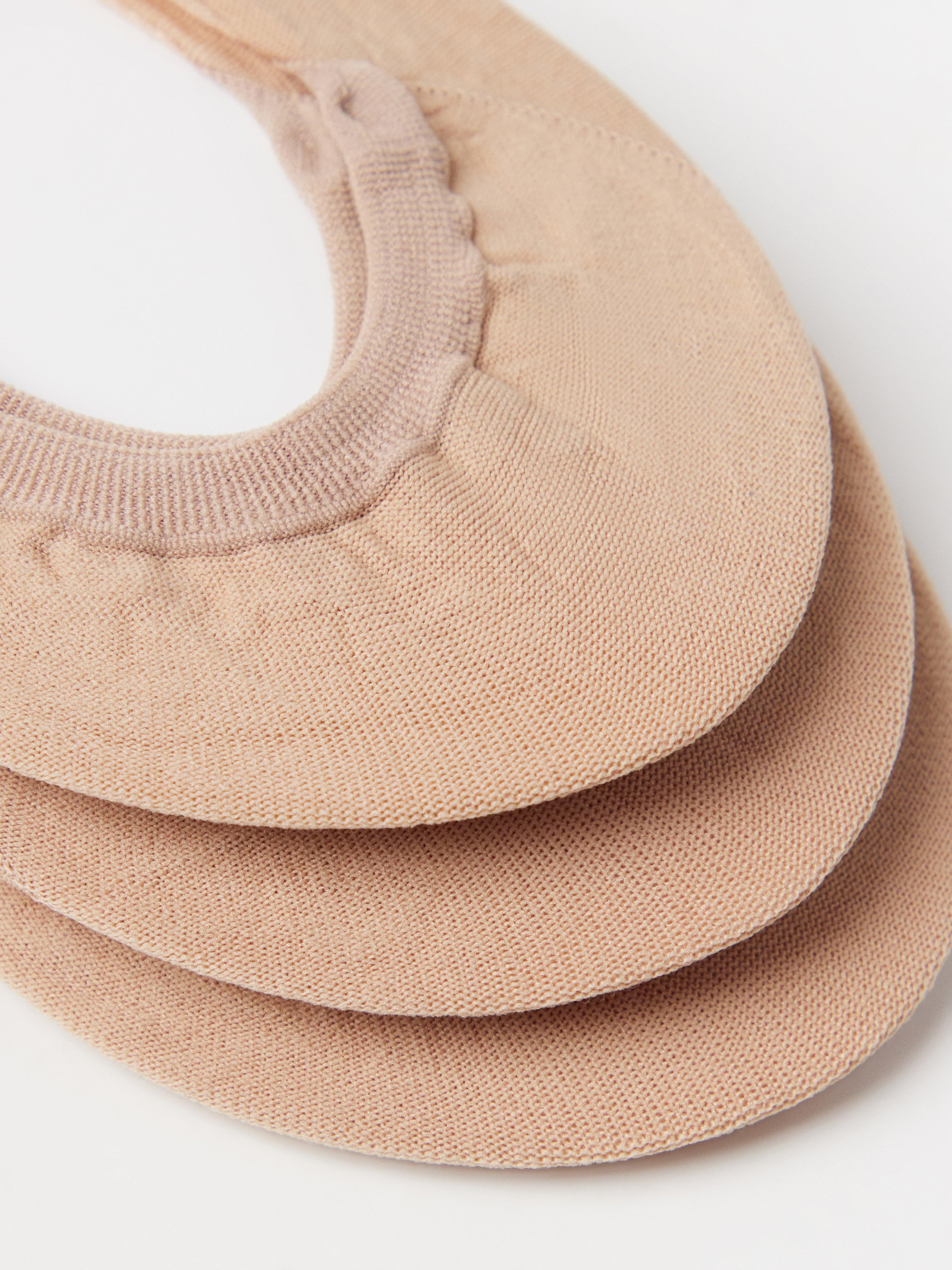 3-pack Invisible Socks Beige