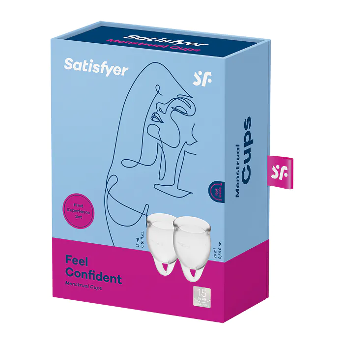 Satisfyer Feel Confident Menstrual Cup Transparent