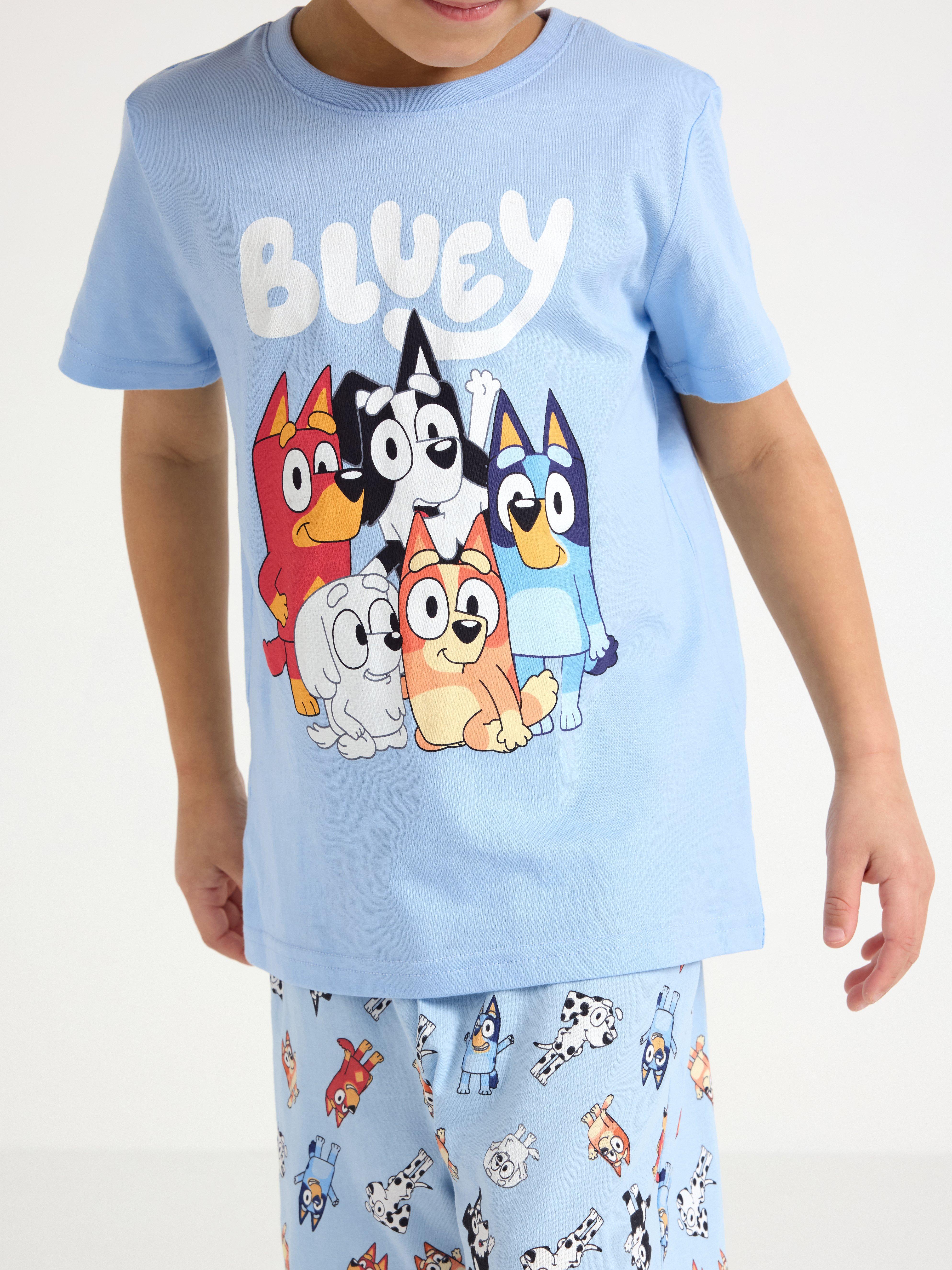Pijama Bluey Azul Claro