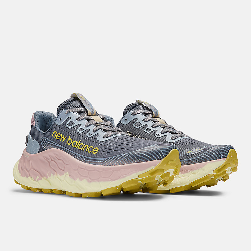 Fresh Foam X More Trail v3 pro ženy – Arctic Gray s Orb Pink a Tea Tree