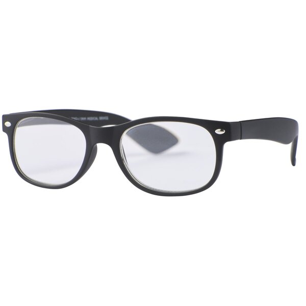 Occhiali da lettura Kruidvat +2.5 con montatura effetto gomma<br>neri