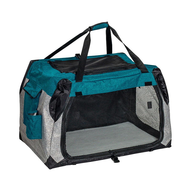 Jaula para perros Zoozaker de tela, 106x70x69 cm, plegable.