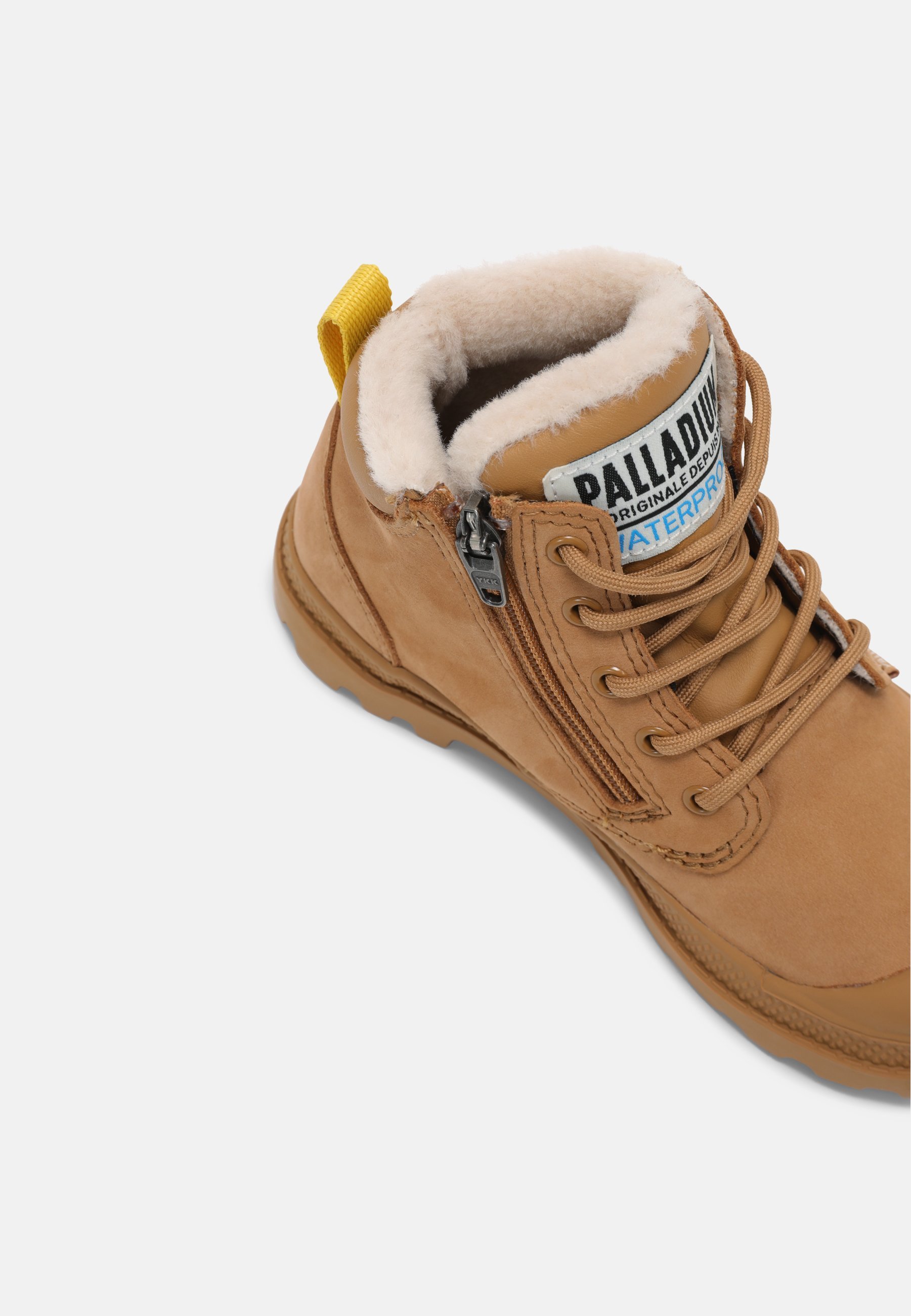 Botas de inverno impermeáveis unissex Palladium PAMPA HI CUFF - marrom escuro