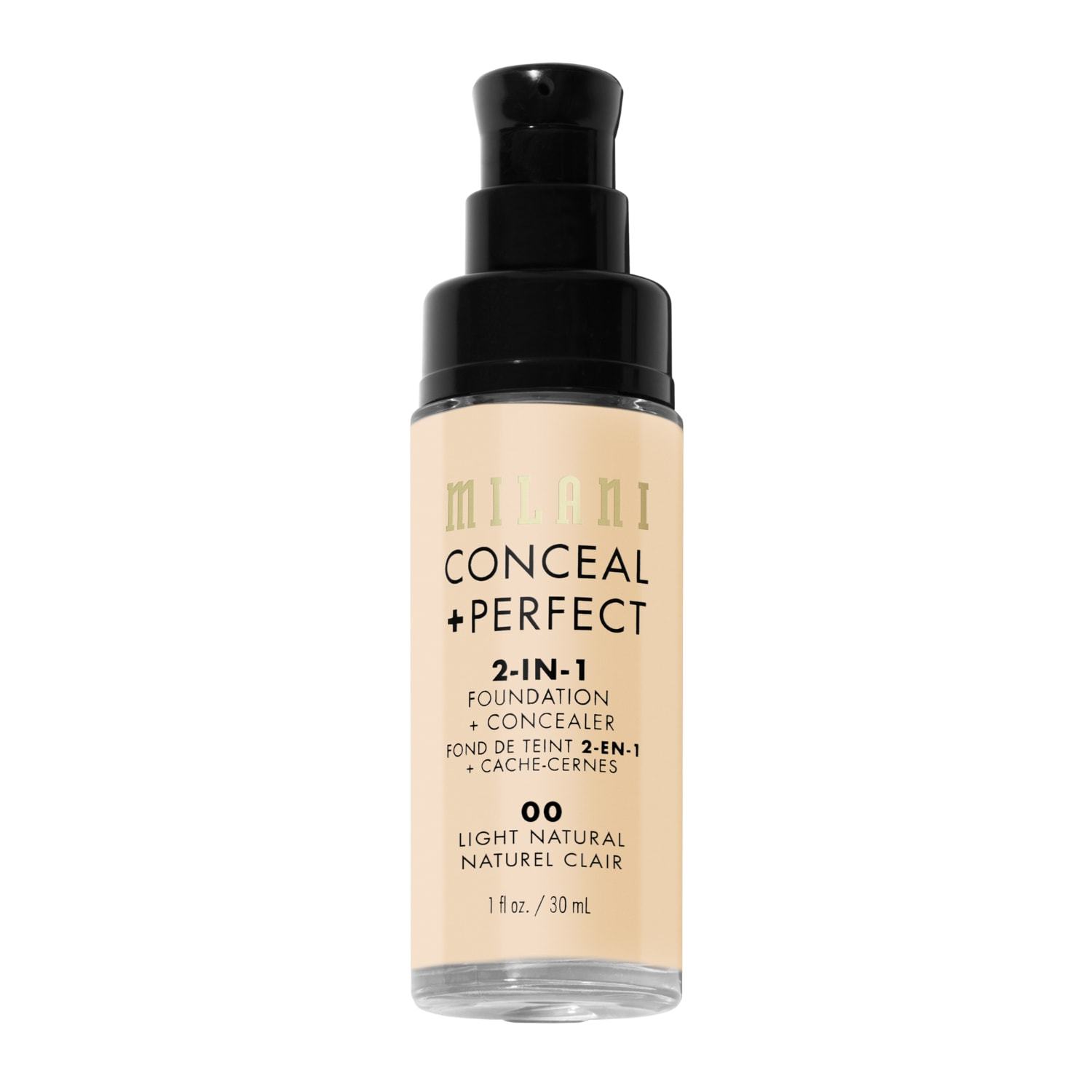 Milani Foundation 2-v-1 korektor + - 30 ml