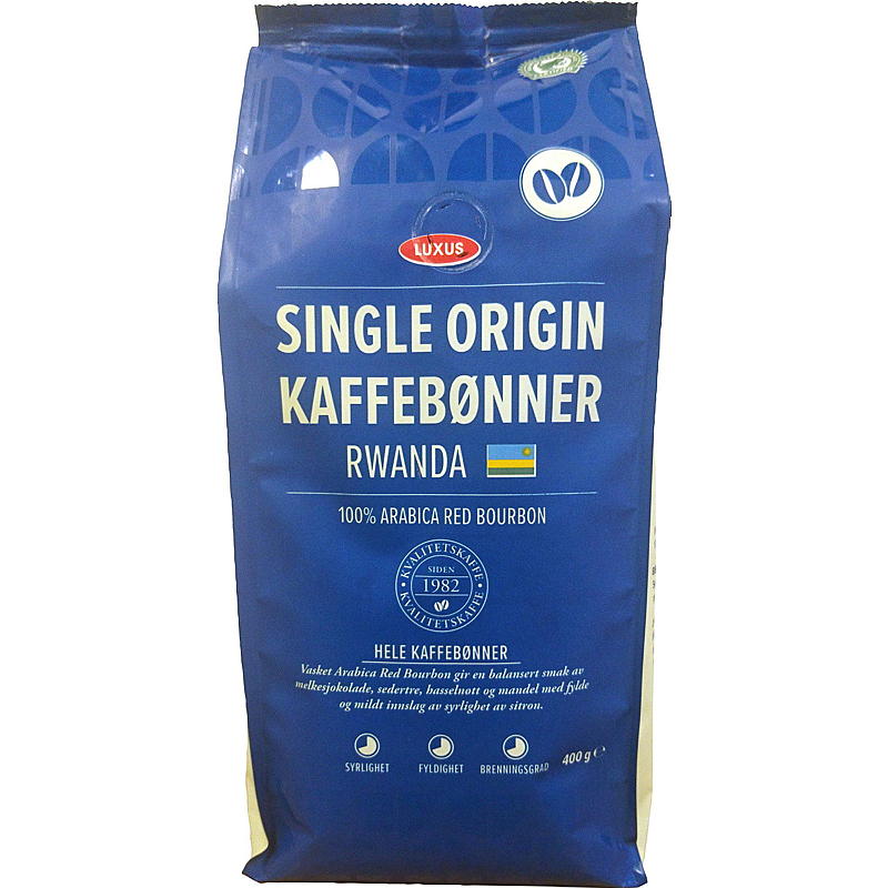 Café Luxus en Grano Luxus 400 g, Origen Ruanda