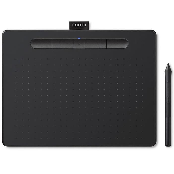 Graphics tablet - WACOM - Intuos M - Bluetooth - Pressure-sensitive stylus - Black