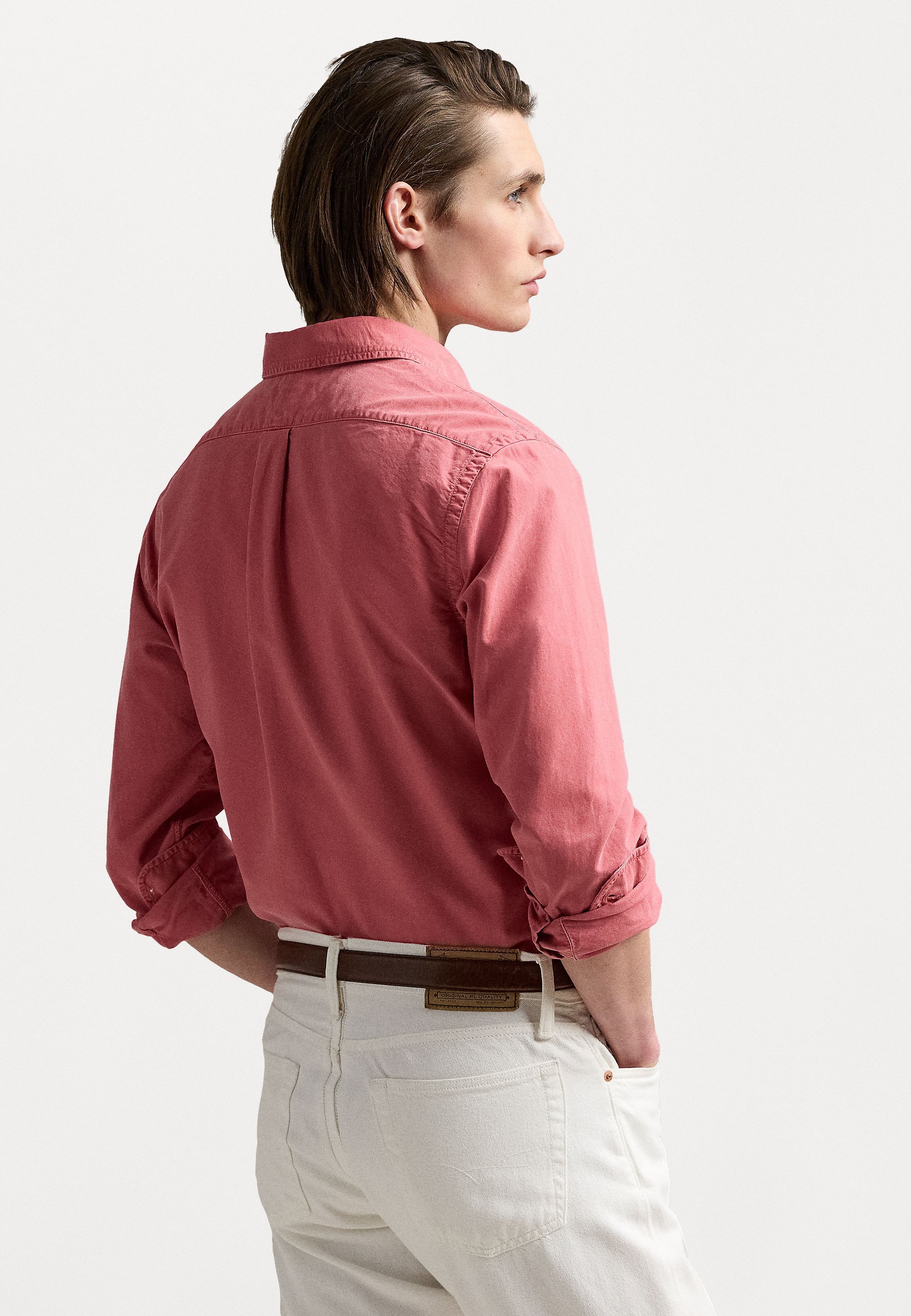 SLIM FIT GARMENT-DYED OXFORD SHIRT - Skjorte - adirondack berryPolo Ralph Lauren