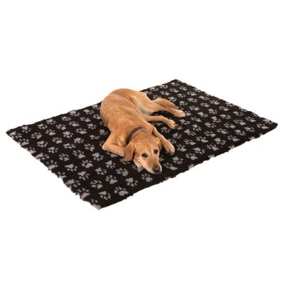 Couverture pour animaux de compagnie Vetbed® Isobed SL - Noir/Gris