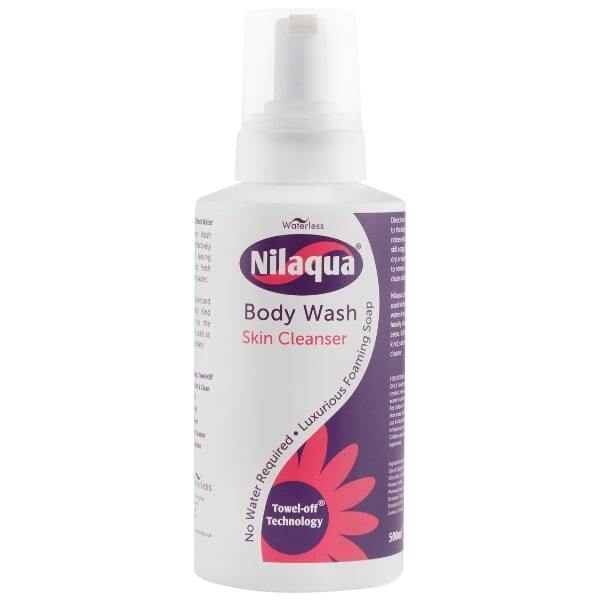 Spumă de corp pentru curățarea pielii Nilaqua 500 ml