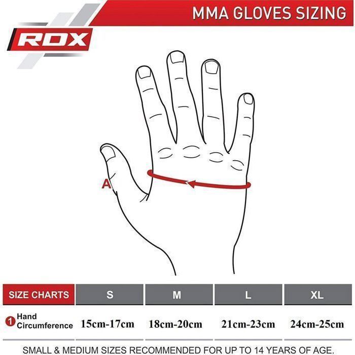 RDX Gants d’épargne MMA pour hommes, gants de combat arts martiaux, paume ouverte ventilée, Muay Thai, jaune, taille XL