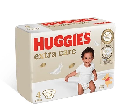HUGGIES Huggies Extra Care Hypoallergene Luiers Maat Large 4 33 stuks