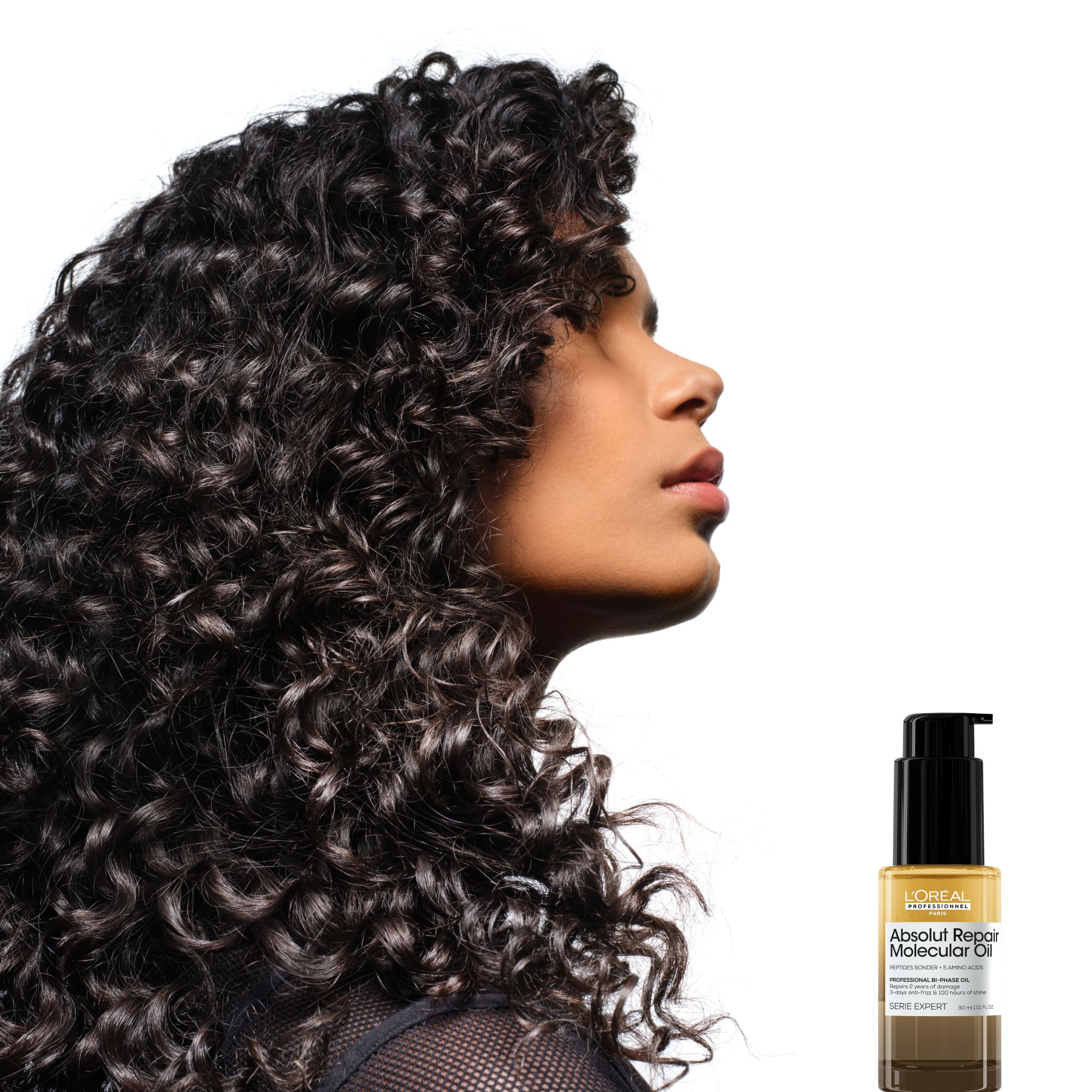 Absolut Repair Molecular Oil matu atjaunojošā eļļa Matu eļļas un līdzekļi
