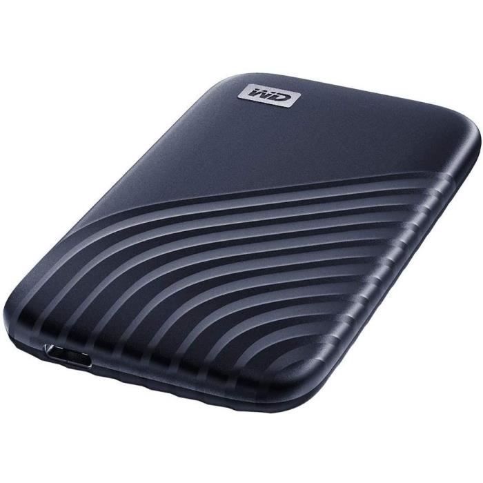 WD My Passport™ - SSD Externe - 500Go - USB-C - Bleu (WDBAGF5000ABL-WESN)