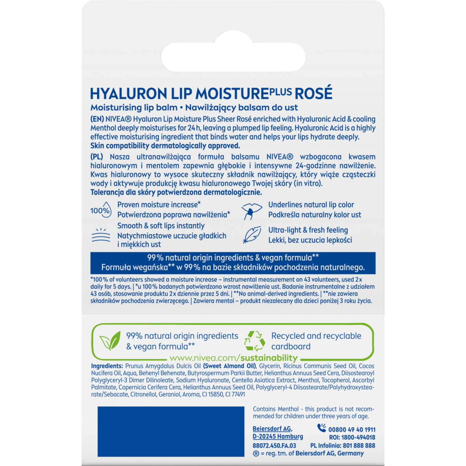 Nivea Hyaluron Lip Moisture Plus