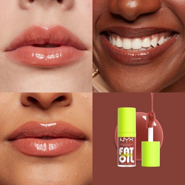 NYX Professional Makeup Splash Of Cream Fat Oil Lip Drip lūpu spīdums 4,8 ml