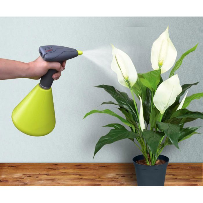 Pulvérisateur électrique rechargeable - 1 litre - Batterie rechargeable - Joint EPDM - Pulvérisation réglable