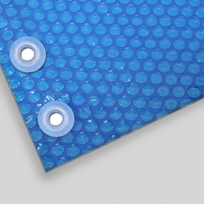 Paquete de 10 ojales con clip para plástico de burbujas u otros tipos de lonas - Transparentes - Linxor