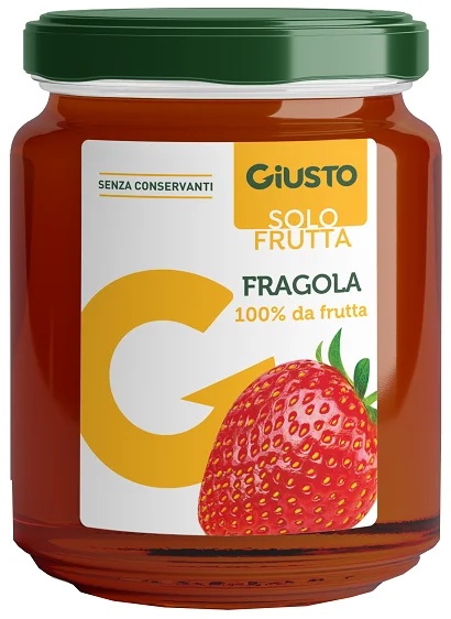 GIUSTO Giusto Only Fruit Erdbeermarmelade 220 g 100 % Frucht