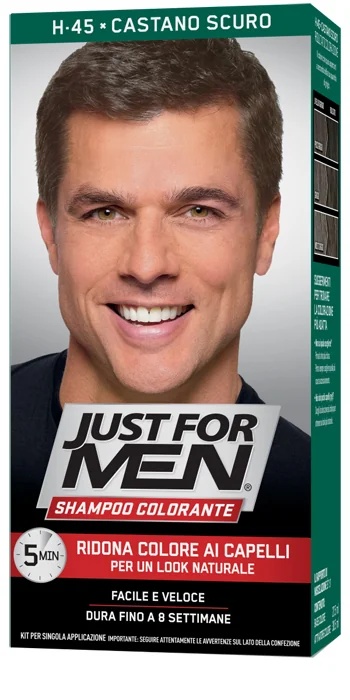 JUST FOR MEN Shampoing Just for Men pour cheveux châtain foncé