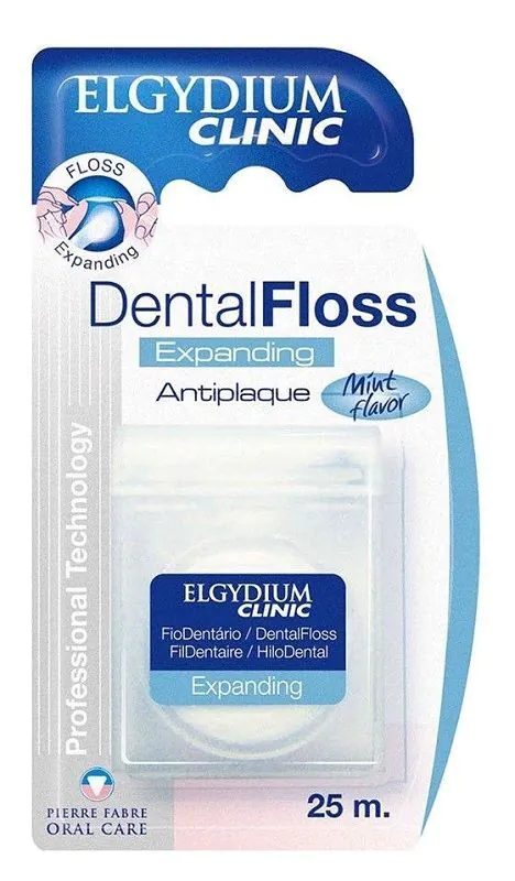 Elgydium Pęczniejąca nić dentystyczna, Miętowa