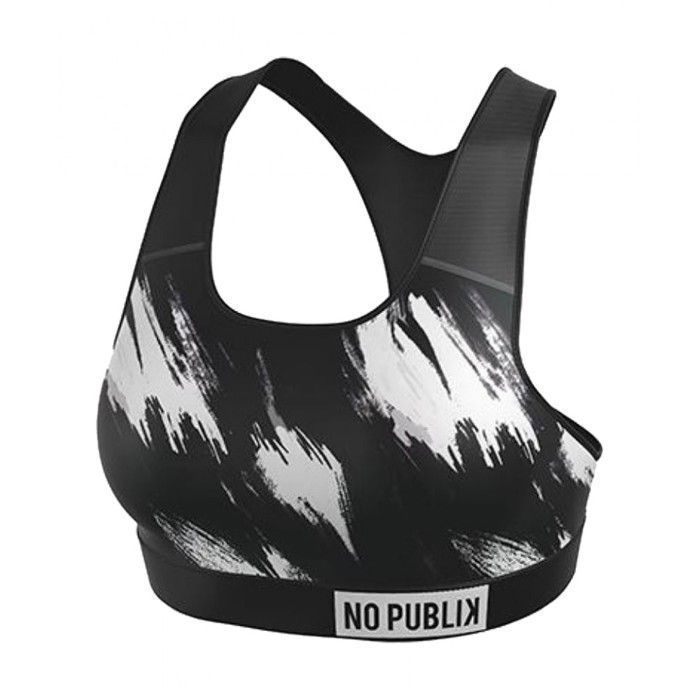 Fitness Bra - No Publik - 27015 - Women's - Black - 92% Polyester, 8% Elastane