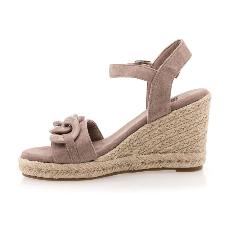 Braune Damen-Espadrilles mit Seilsohle