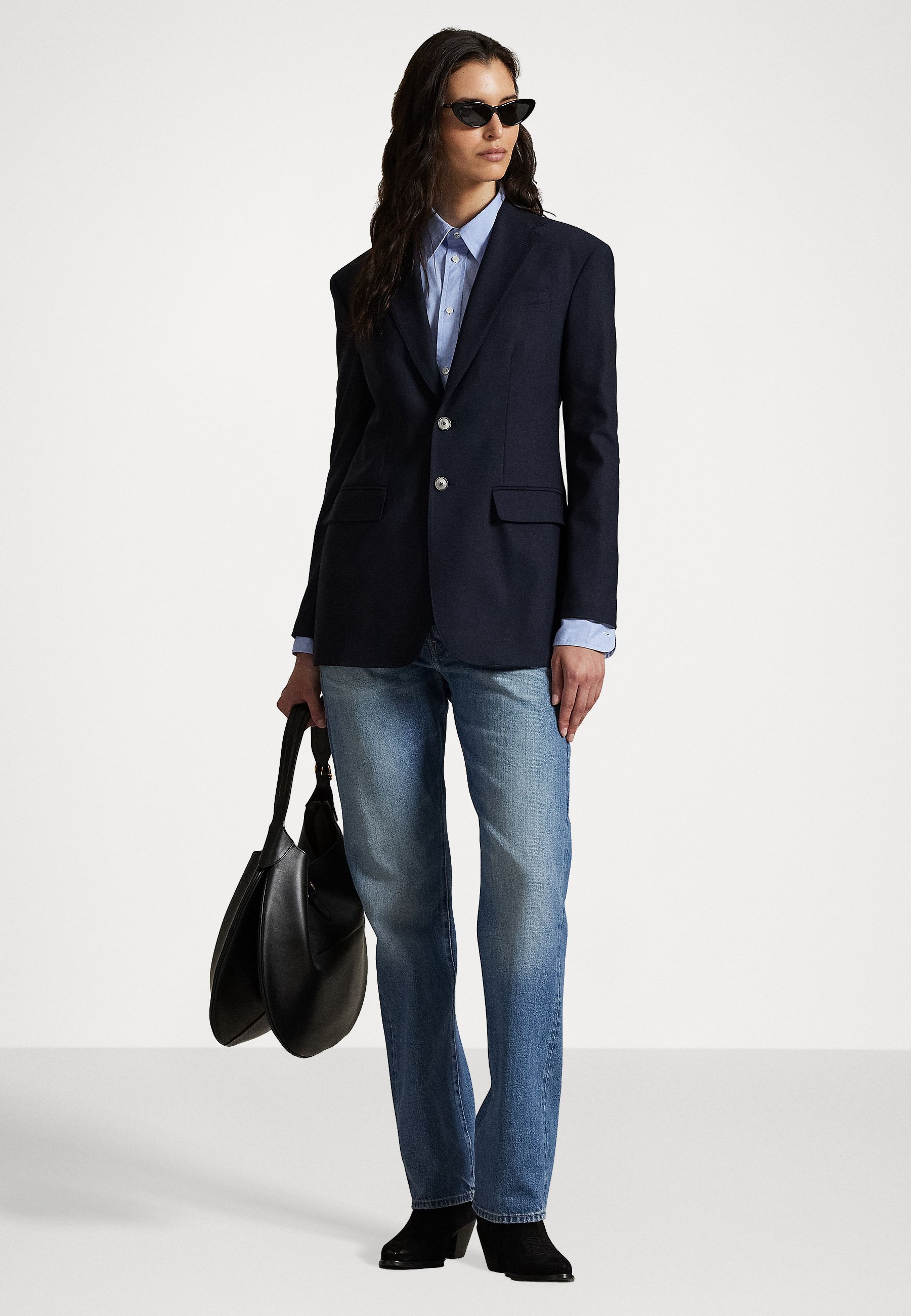 Polo Ralph Lauren BLAZER VAN STRETCHWOL - Blazer - marineblauw