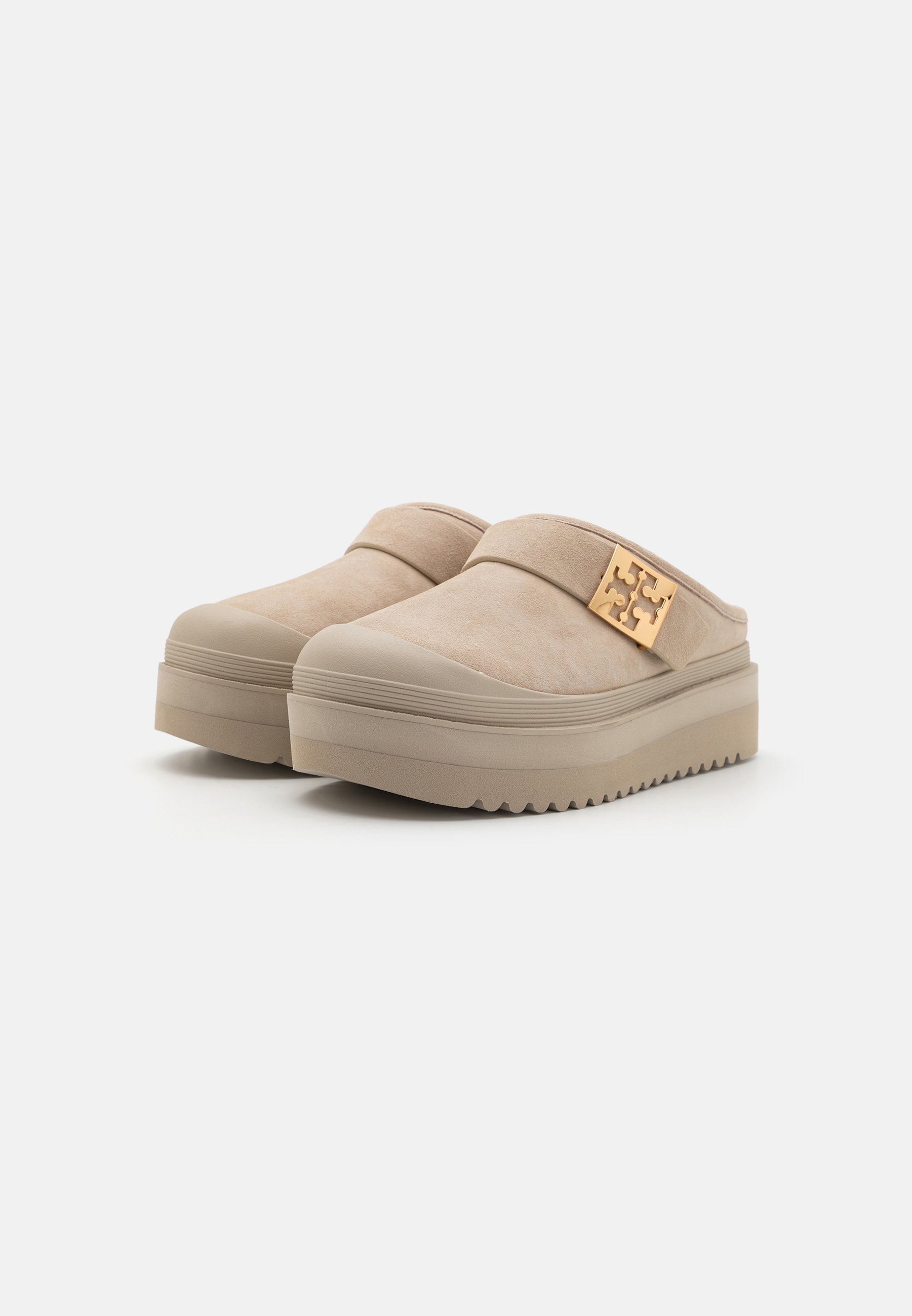 Tory Burch MELLOW PLATFORM MULE - Muiltjes - calcare/goud