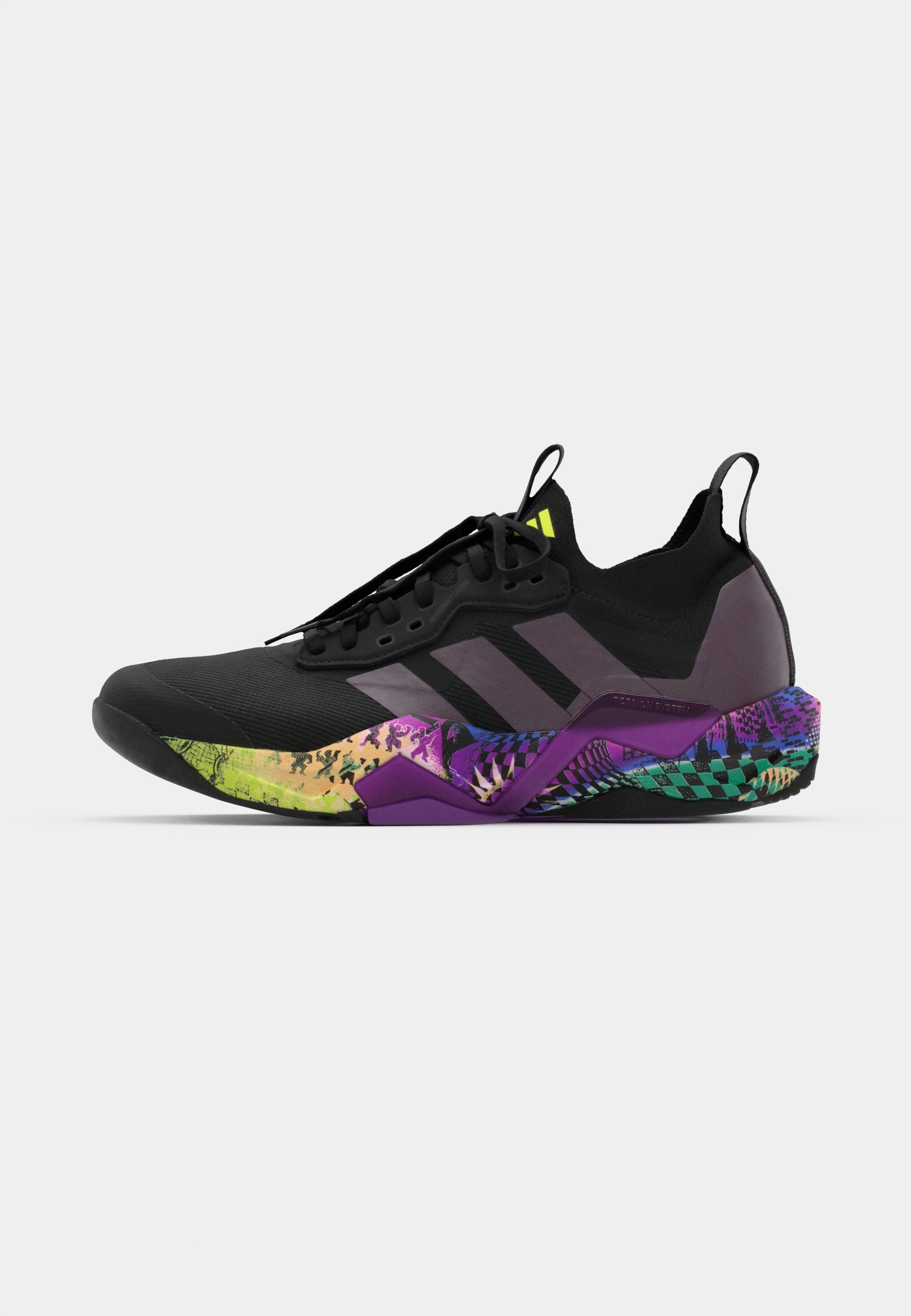 adidas Performance X JEREMY SCOTT PRIDE RAPIDMOVE ADV - Trainingsschoen - core black/aurora metallic/acid yellow