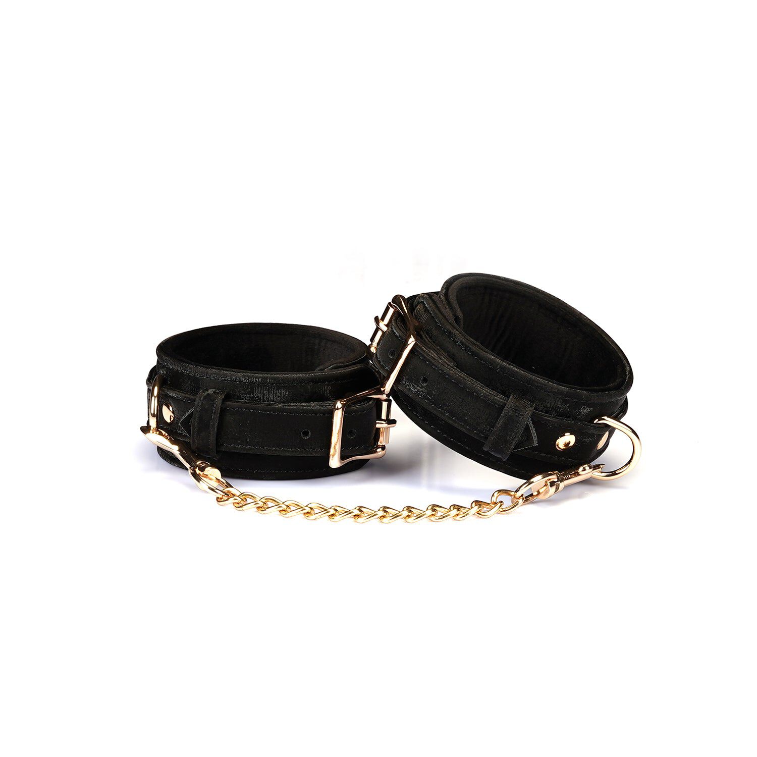 Manchette de cheville noires Dear Soul Boudoir Cupid