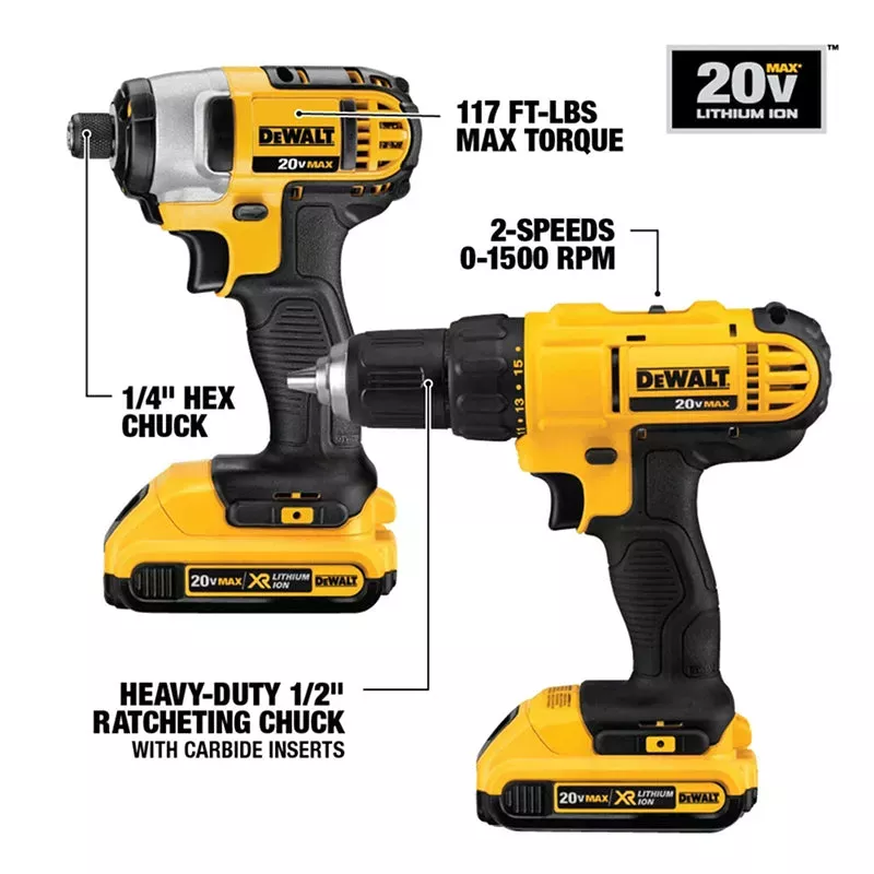 DEWALT 18 V-os lítium-ion akkumulátorcsomag (28 szerszám)