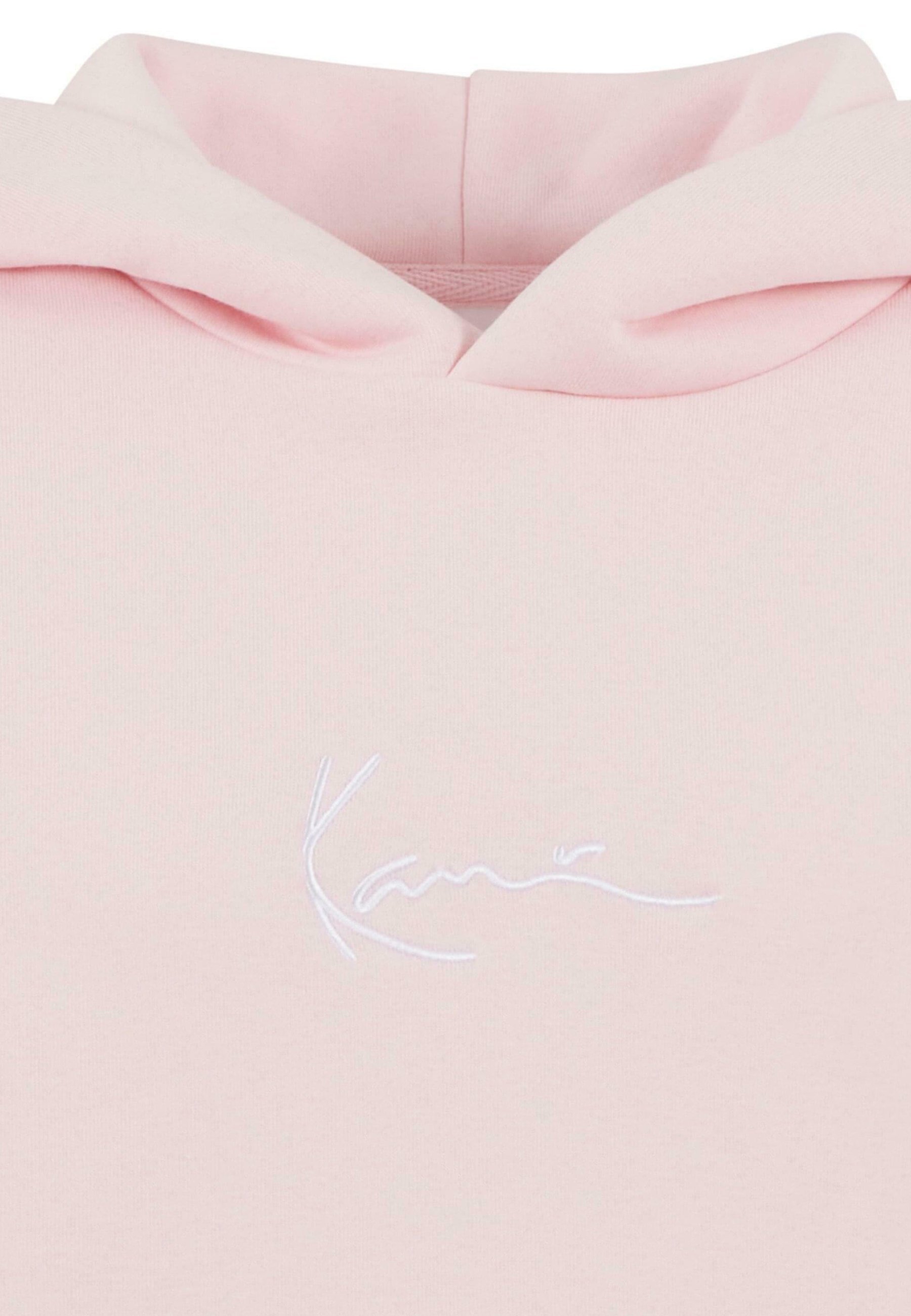 Karl Kani SMALL SIGNATURE ESSENTIAL - Bluza z kapturem - różowa