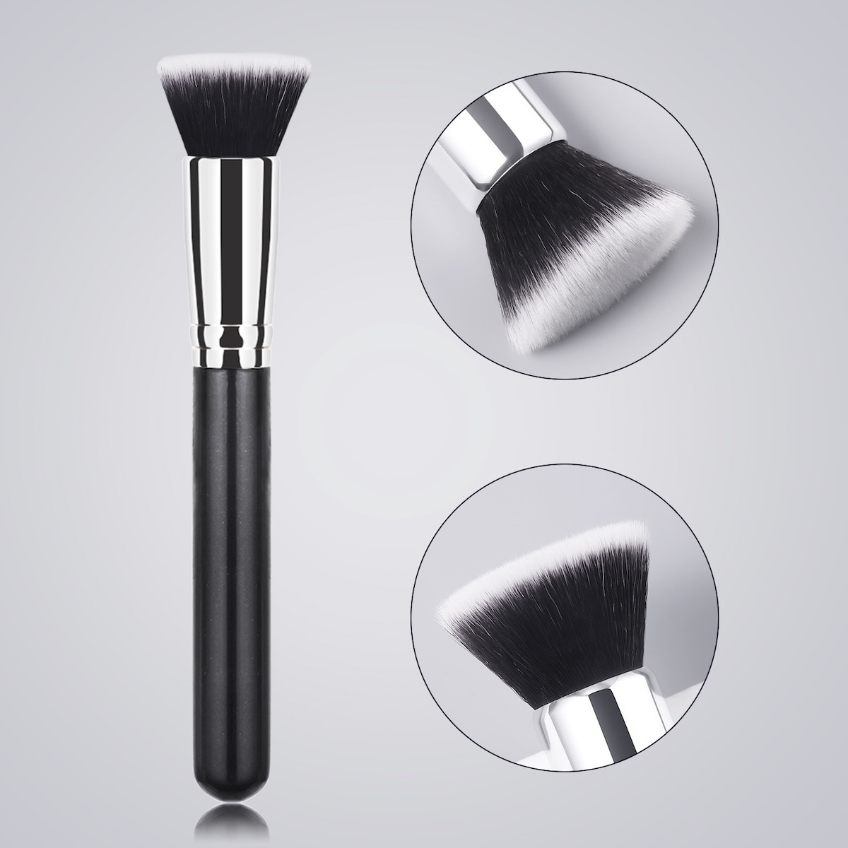 Technique Pro Foundation Brush 106 Foundation Buffer -meikkivoidesivellin - Musta