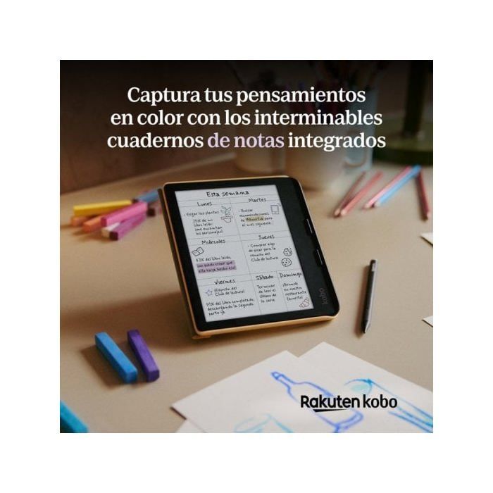 Leitor de e-books Kobo Libra - Tela de 7